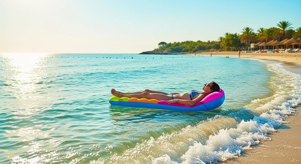 Matelas gonflable plage : le choix idéal pour se détendre confortablement